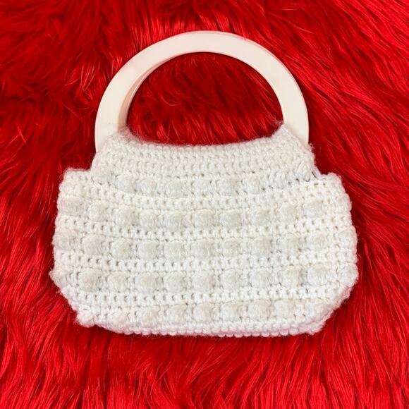 Unbranded Crochet handbag with rounded handle - Picture 1 of 7